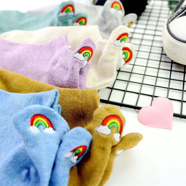 spring and summer heel embroidery cartoon femalestyle rainbow cotton shallow mouth boat socks boat socks socks cyotx, Black
spring and summer heel embroidery cartoon femalestyle rainbow cotton shallow mouth boat socks boat socks socks cyotx, Black