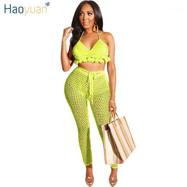 haoyuan neon fishnet mesh sheer two piece set women summer clothes backless crop and pant 2 pice swim beach outfits1, White
haoyuan neon fishnet mesh sheer two piece set women summer clothes backless crop and pant 2 pice swim beach outfits1, White