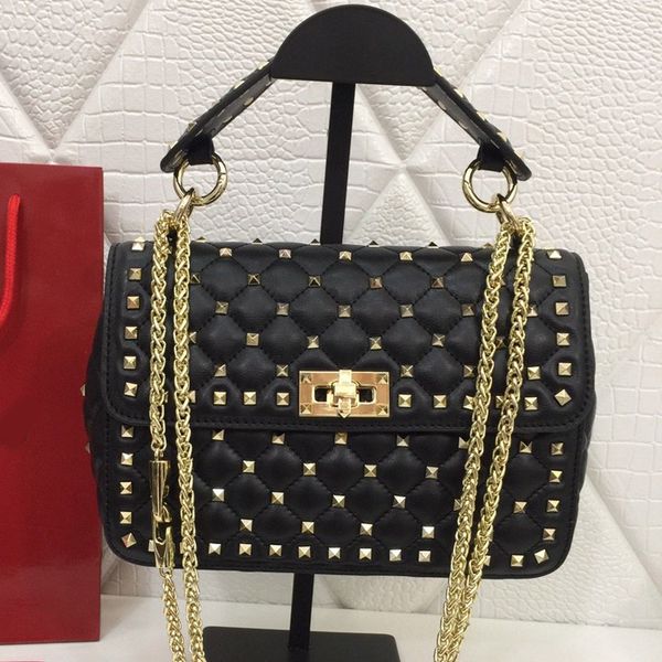 women shoulder bag satchel soft sheeskin leather handbag purse spike chain crossbody bags diamond lattice embroidery flap bags
women shoulder bag satchel soft sheeskin leather handbag purse spike chain crossbody bags diamond lattice embroidery flap bags