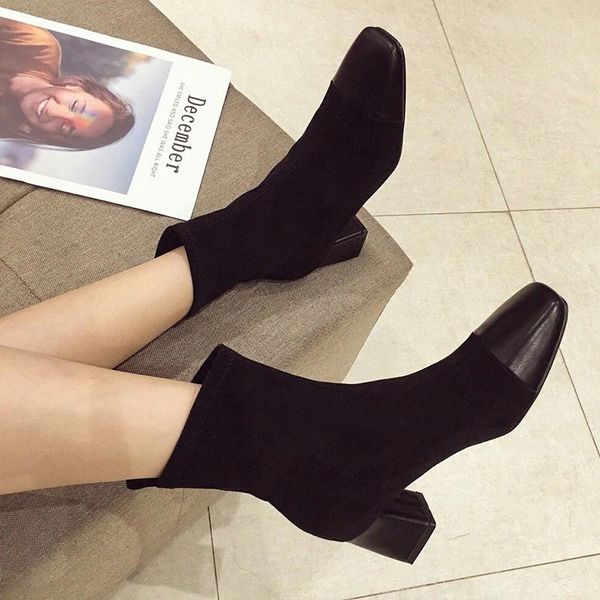 fashion women ankle boots square heels shoes female square toe ladies shoe brand 2020 boot woman #gu5i, Black
fashion women ankle boots square heels shoes female square toe ladies shoe brand 2020 boot woman #gu5i, Black