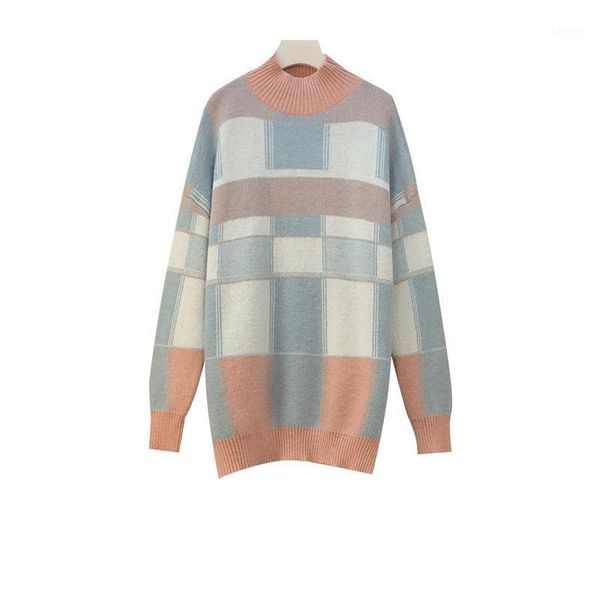 2020 new women winter turtleneck sweater and pullovers warm twisted pull jumpers plaid female autumn cashmere oversized sweater1, White;black
2020 new women winter turtleneck sweater and pullovers warm twisted pull jumpers plaid female autumn cashmere oversized sweater1, White;black