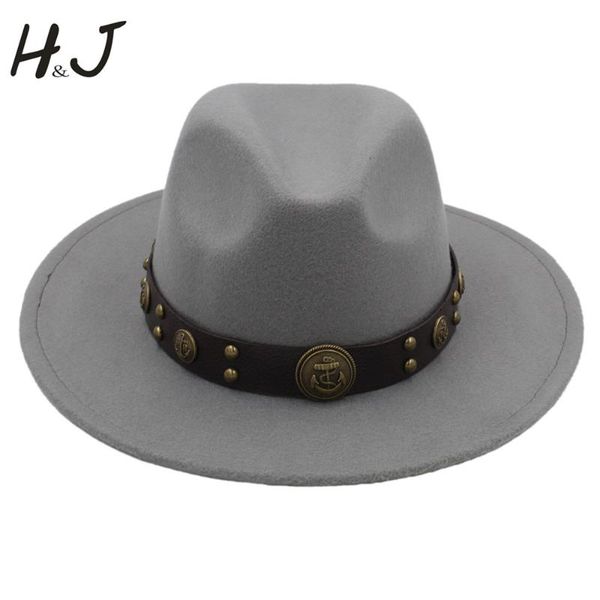 men wool black felt fedora hat with wide brim fascinator jazz godfather steampunk belt jazz cap size 56-58cm, Blue;gray
men wool black felt fedora hat with wide brim fascinator jazz godfather steampunk belt jazz cap size 56-58cm, Blue;gray
