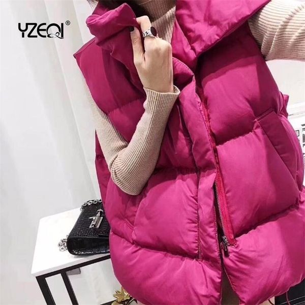 yzeqi new arrivals winter warm vest women jacket light short waistcoat down vest female sleeveless coat thick waistcoat 201031, Black;white
yzeqi new arrivals winter warm vest women jacket light short waistcoat down vest female sleeveless coat thick waistcoat 201031, Black;white
