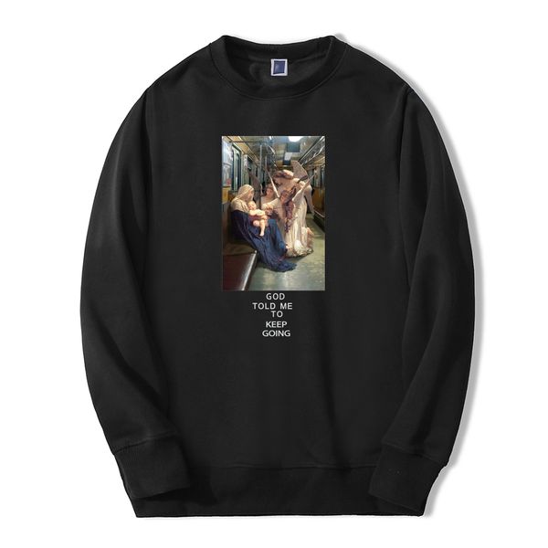2019 spring winter new arrival god tell me keep going virgin mary sweatshirts hoodies men fleece men's vintage hip hop hoodie, Black
2019 spring winter new arrival god tell me keep going virgin mary sweatshirts hoodies men fleece men's vintage hip hop hoodie, Black