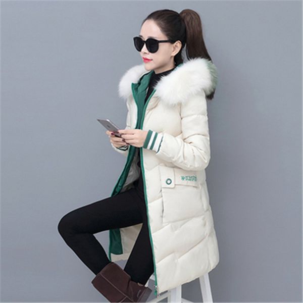 women autumn winter jacket parkas 2020 new splice hooded medium long outerwear slim plus size 3xl female down cotton jacket 1014, Black
women autumn winter jacket parkas 2020 new splice hooded medium long outerwear slim plus size 3xl female down cotton jacket 1014, Black