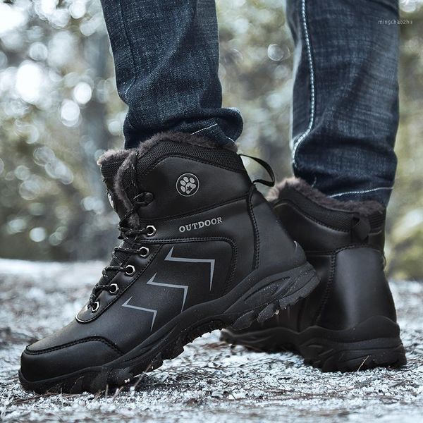 boots leather winter men warm fur snow outdoor plush work casual shoes combat ankle big szie 481, Black
boots leather winter men warm fur snow outdoor plush work casual shoes combat ankle big szie 481, Black