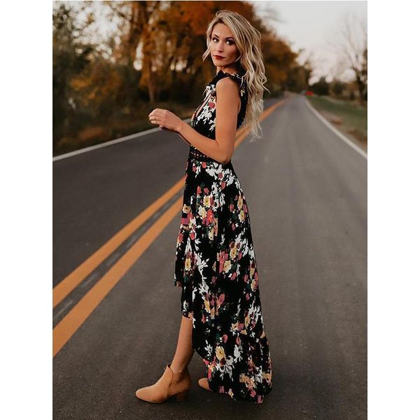 summer women boho backless deep v-neck lace ruffles sleeveless vintage split black white floral printed beach maxi dress, White;black
summer women boho backless deep v-neck lace ruffles sleeveless vintage split black white floral printed beach maxi dress, White;black