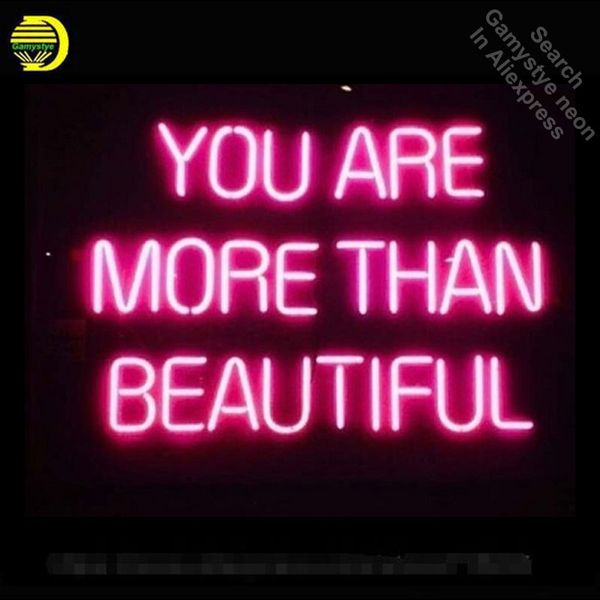 you are more than beautiful neon sign for home neon bulbs sign glass tube handcrafted decorate room neon light sign great pink
you are more than beautiful neon sign for home neon bulbs sign glass tube handcrafted decorate room neon light sign great pink