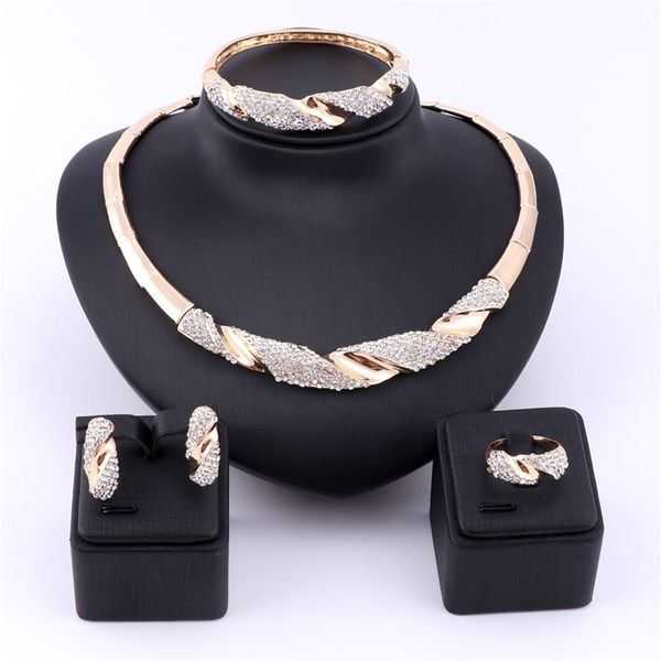 wedding bridal jewelry set dubai gold color crystal women party necklace bangle earring ring fine african beads jewelry set 201222, Slivery;crystal
wedding bridal jewelry set dubai gold color crystal women party necklace bangle earring ring fine african beads jewelry set 201222, Slivery;crystal