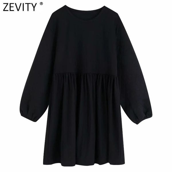zevity new women vintage lantern sleeve patchwork black mini dress femme chic pleats knitting vestido casual loose cloth ds4879, Black;gray
zevity new women vintage lantern sleeve patchwork black mini dress femme chic pleats knitting vestido casual loose cloth ds4879, Black;gray
