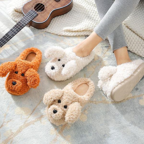 vertvie women winter warm slippers soft faux fur cute dog design indoor floor shoes woman anti-slip ladies cotton home slipper, Black
vertvie women winter warm slippers soft faux fur cute dog design indoor floor shoes woman anti-slip ladies cotton home slipper, Black