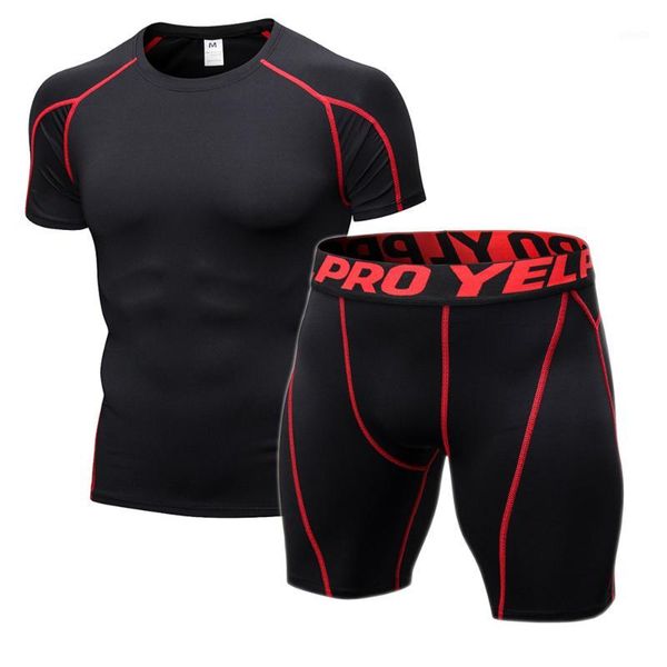 running sets compression gym tight clothing men jogging suits sports fitness clothes black tights t shirt shorts workout wear1, Black;blue
running sets compression gym tight clothing men jogging suits sports fitness clothes black tights t shirt shorts workout wear1, Black;blue