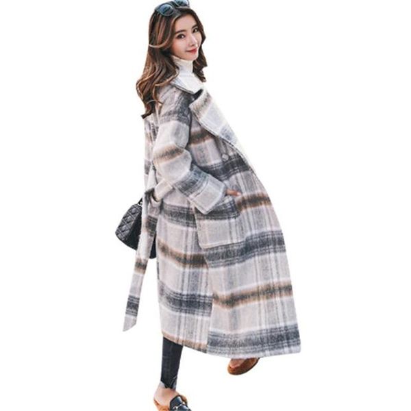 high fashion 2020 spring and winter women's super leisure 80% cashmere wool woven lattice loose loose ponytail long coat s xxl, Black
high fashion 2020 spring and winter women's super leisure 80% cashmere wool woven lattice loose loose ponytail long coat s xxl, Black