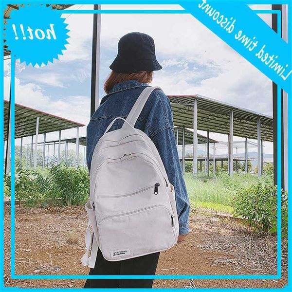 canvas korean fashion solid color leisure bag creative backpack 
canvas korean fashion solid color leisure bag creative backpack
