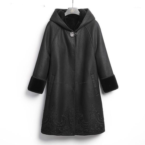 real fur coat wool jacket autumn winter coat women clothes 2020 korean vintage double-faced fur women abrigo mujer zt34691, Black
real fur coat wool jacket autumn winter coat women clothes 2020 korean vintage double-faced fur women abrigo mujer zt34691, Black