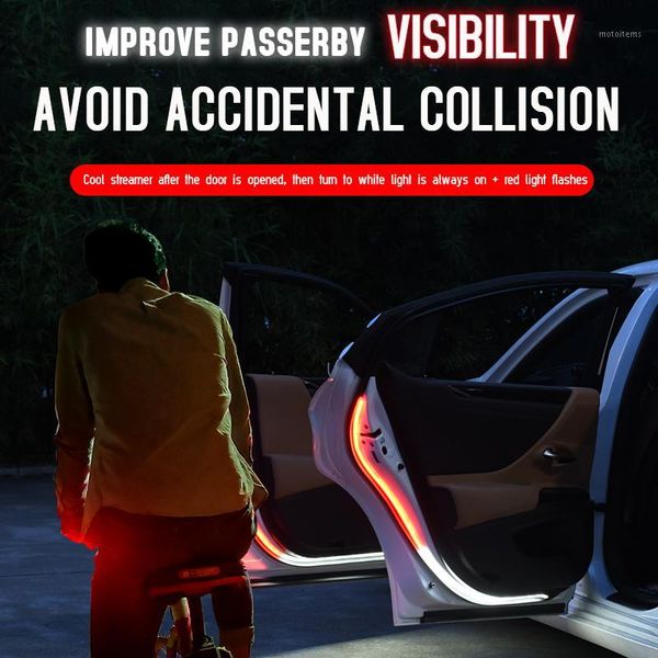 car door opening warning led strobe lights 120cm decorative welcome ambient decor lamp strips safety auto atmosphere lights 12v1 
car door opening warning led strobe lights 120cm decorative welcome ambient decor lamp strips safety auto atmosphere lights 12v1