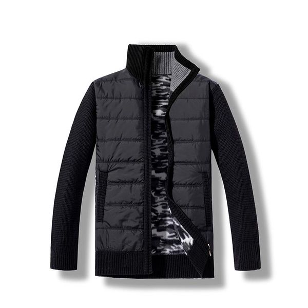 men's jackets winter sweater cardigan jacket fashion stitching plus velvet warm casual coats, Black;brown
men's jackets winter sweater cardigan jacket fashion stitching plus velvet warm casual coats, Black;brown