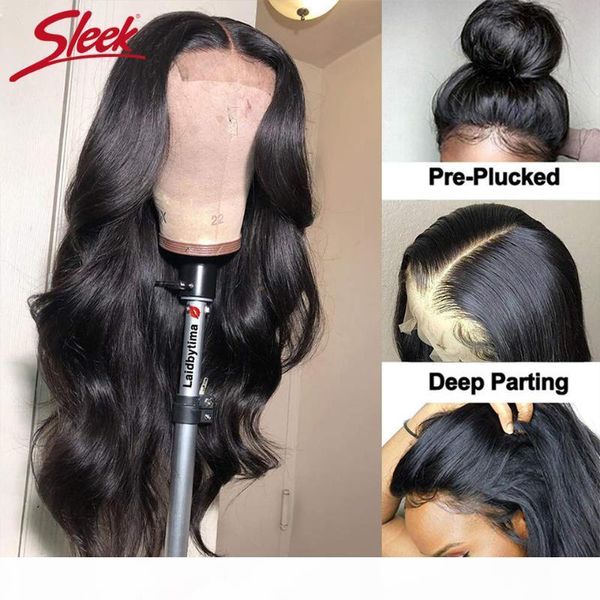 sleek malaysia body wave lace wigs for black women 4x4 lace closure wigs human hair 30 inch long wig pre plucked with baby hair, Black;brown
sleek malaysia body wave lace wigs for black women 4x4 lace closure wigs human hair 30 inch long wig pre plucked with baby hair, Black;brown