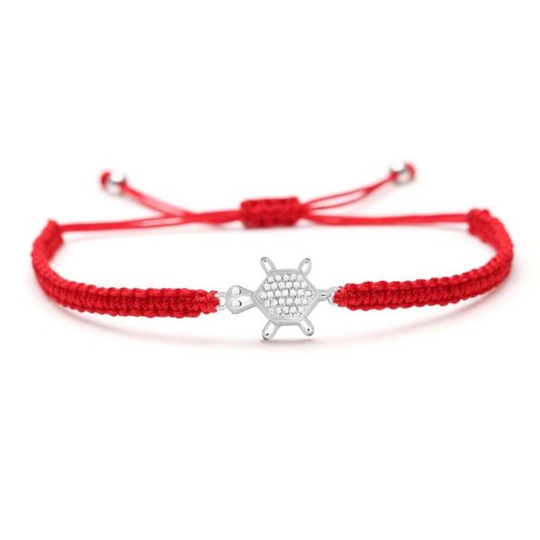 white zircon crystal sea turtle charm macrame bracelet women men copper micro paved cz stone black red string jewelry present, Golden;silver
white zircon crystal sea turtle charm macrame bracelet women men copper micro paved cz stone black red string jewelry present, Golden;silver