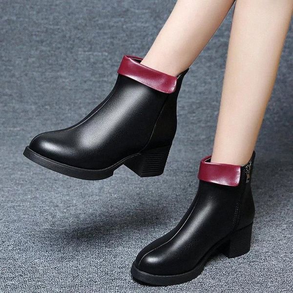 thick with ankle boots female 2019 new thin boots autumn small small high heels spring and autumn soft leather with a singleboot #7y2m, Black
thick with ankle boots female 2019 new thin boots autumn small small high heels spring and autumn soft leather with a singleboot #7y2m, Black