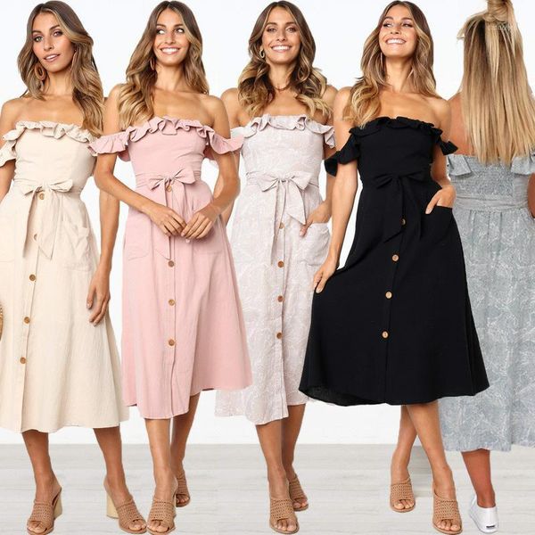 backless women summer dress 2019 ruffles off shoulder beach dress spring and summer word shoulder leaf edge1, Black;gray
backless women summer dress 2019 ruffles off shoulder beach dress spring and summer word shoulder leaf edge1, Black;gray