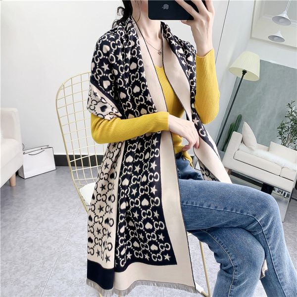 fashion cashmere scarf shawl warm and comfortable scarf the unique elegant match for women ing, Blue;gray
fashion cashmere scarf shawl warm and comfortable scarf the unique elegant match for women ing, Blue;gray