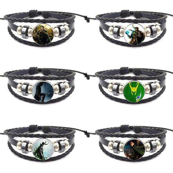 zgbywsjz for lovers girl friend gift glass cabochon black leather bracelet bangle statement loki park, Silver
zgbywsjz for lovers girl friend gift glass cabochon black leather bracelet bangle statement loki park, Silver