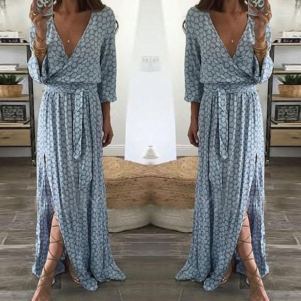 women dress maxi boho floral summer dress beach long evening party beachwear v neck casula vestidos bohemian1, Black;gray
women dress maxi boho floral summer dress beach long evening party beachwear v neck casula vestidos bohemian1, Black;gray