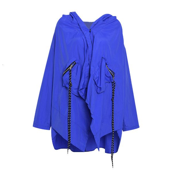 2020 autumn and winter clothing new thin hooded windbreaker jacket women's personality large size irregular cardigan coat c560, Tan;black
2020 autumn and winter clothing new thin hooded windbreaker jacket women's personality large size irregular cardigan coat c560, Tan;black