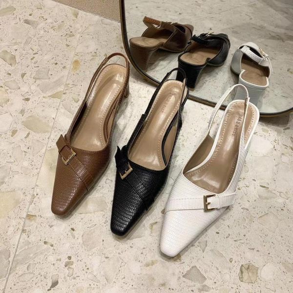fashion women sandals crocodile skin design square toe back buckle strap slip on sandals pumps thin mid heels dress shoes woman, Black
fashion women sandals crocodile skin design square toe back buckle strap slip on sandals pumps thin mid heels dress shoes woman, Black