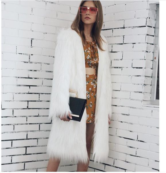 elegant x-long fluffy faux fur coat women winter thick warm hooded fake fur outerwear autumn jackets coats streetwear pink, Black
elegant x-long fluffy faux fur coat women winter thick warm hooded fake fur outerwear autumn jackets coats streetwear pink, Black