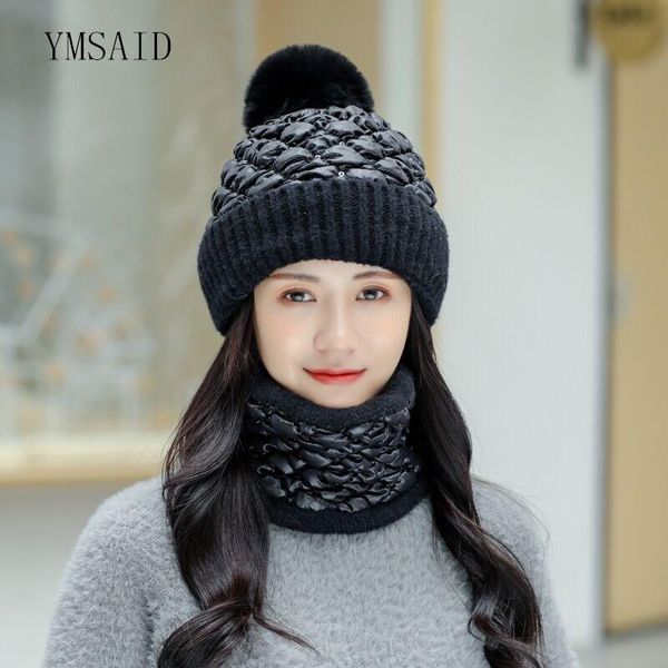 winter hats women fashion sequins warm wool hat female thick riding ear cap windproof knit hat skullies beanie caps set, Blue;gray
winter hats women fashion sequins warm wool hat female thick riding ear cap windproof knit hat skullies beanie caps set, Blue;gray