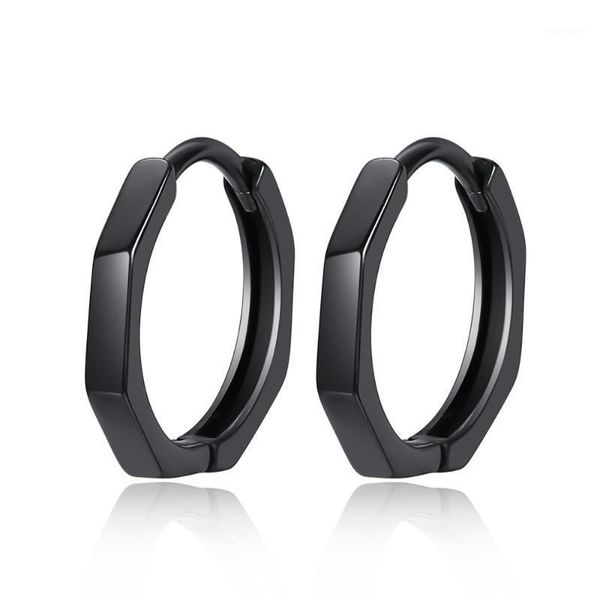 Korean Simple Black Huggie Hexagon 925 Sterling Silver Hoop Earrings For Women Men Unisex Charms Trendy Jewelry1, Golden;silver
Korean Simple Black Huggie Hexagon 925 Sterling Silver Hoop Earrings For Women Men Unisex Charms Trendy Jewelry1, Golden;silver