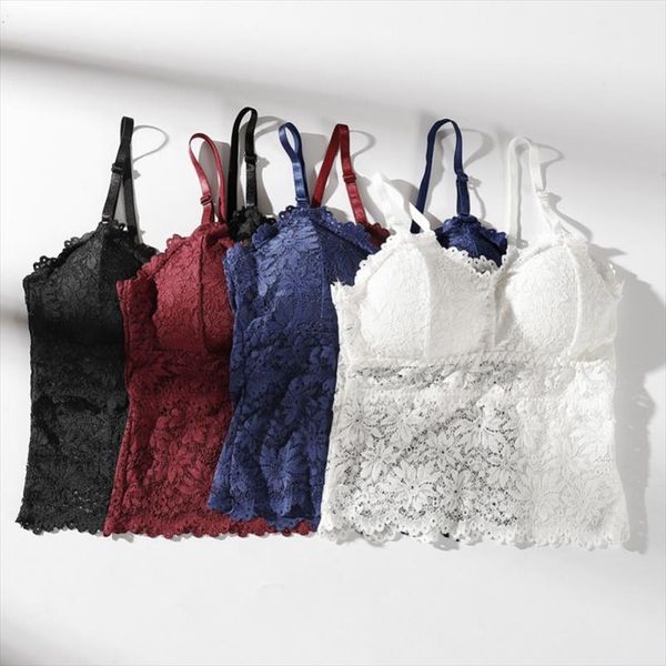 lace tube top назад красота обернутый нагрудный грудь pad sexy собранная бретели короткие длинные bottom vest, White
lace tube top назад красота обернутый нагрудный грудь pad sexy собранная бретели короткие длинные bottom vest, White