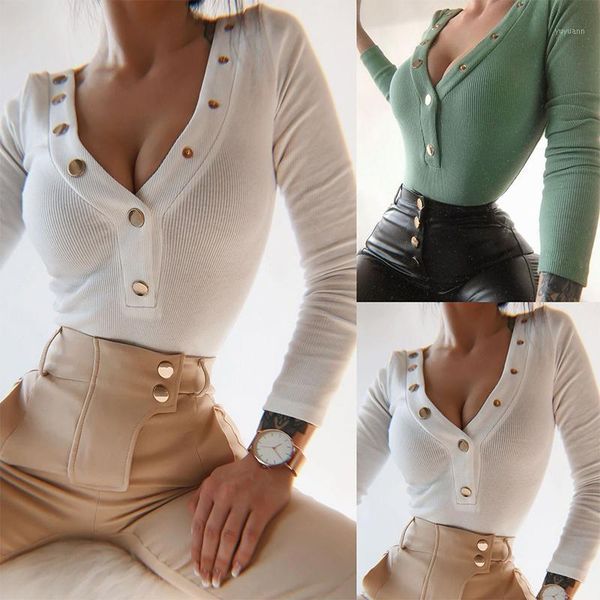 2021 fashion low cut solid button long sleeve women blouse women and shirt fall clothing cloth1, White
2021 fashion low cut solid button long sleeve women blouse women and shirt fall clothing cloth1, White
