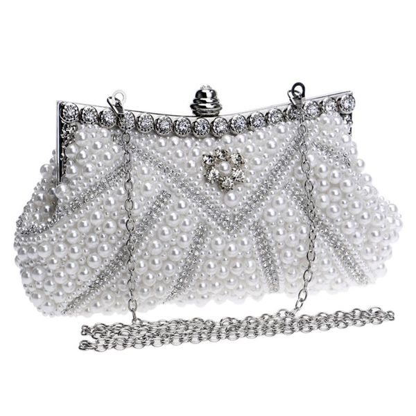 fashion pearl beaded crystal diamond-studded women evening bag luxury clutch purse high-end shell handbag for lady girl party
fashion pearl beaded crystal diamond-studded women evening bag luxury clutch purse high-end shell handbag for lady girl party