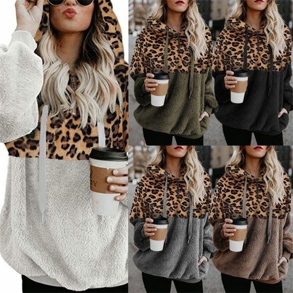 teddy hoodies sweatshirt women spring female long sleeve fleece leopard sort warm casual hooded femme winter clothes y200915, Black
teddy hoodies sweatshirt women spring female long sleeve fleece leopard sort warm casual hooded femme winter clothes y200915, Black