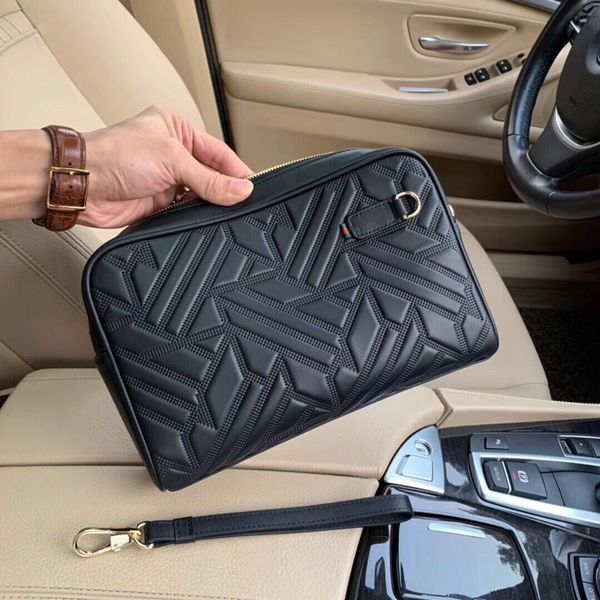 2020 mens party fashion black leather handbag wallets zipper clutch bag 010601luxury designer bag, White
2020 mens party fashion black leather handbag wallets zipper clutch bag 010601luxury designer bag, White