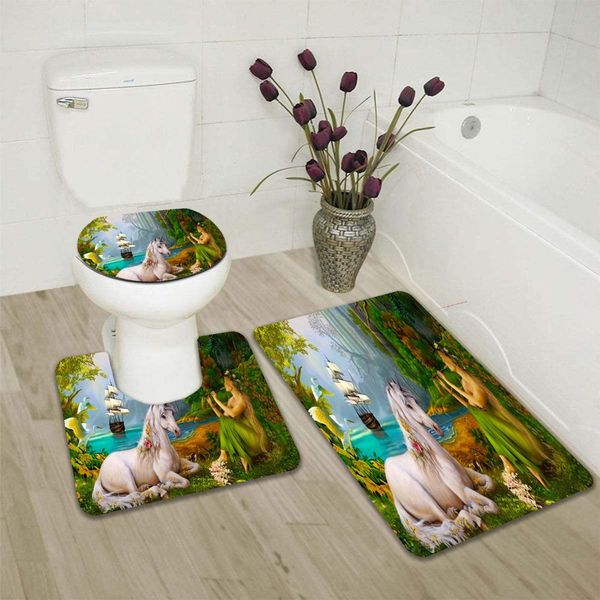 3d printing unicorn bathroom floor mat cover absorbent non-slip bathroom decorative floor mat toilet cover carpet floor mat cove
3d printing unicorn bathroom floor mat cover absorbent non-slip bathroom decorative floor mat toilet cover carpet floor mat cove
