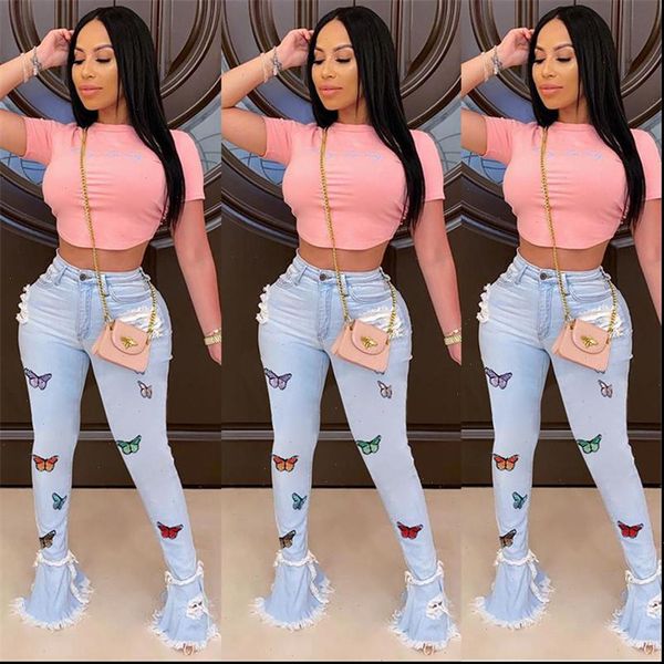 high waist jeans women flare jeans butterfly print skinny ripped pants stacked leggings overalls trousers wholesale dropshpping, Black;white
high waist jeans women flare jeans butterfly print skinny ripped pants stacked leggings overalls trousers wholesale dropshpping, Black;white