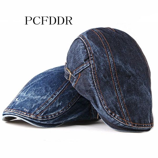 pcfddr spring, summer and autumn new denim hat korean edition fashion washing denim beret large size pure cotton duck tongue cap, Blue;gray
pcfddr spring, summer and autumn new denim hat korean edition fashion washing denim beret large size pure cotton duck tongue cap, Blue;gray