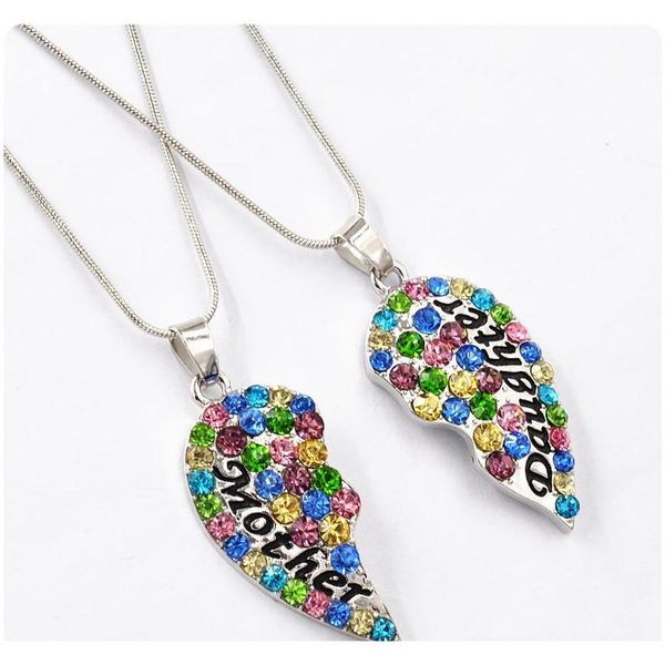 mom and daughter heart necklace set chokers red pink crystal rhinestone necklace gold jewelry gift for mom alloy stee wmtpek beauty888, Silver
mom and daughter heart necklace set chokers red pink crystal rhinestone necklace gold jewelry gift for mom alloy stee wmtpek beauty888, Silver