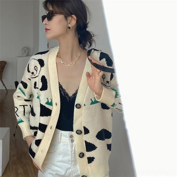pmbcv autumn and winter long women's clothing design sense color contrast cardigan fashion new sleeve loose knit knitwear knitwear swea, White;black
pmbcv autumn and winter long women's clothing design sense color contrast cardigan fashion new sleeve loose knit knitwear knitwear swea, White;black