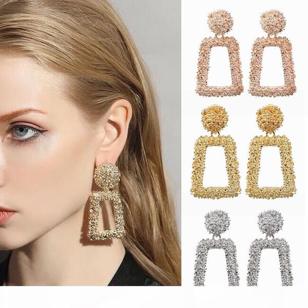 big geometric drop earrings for women unique vintage rhinestone crystal statement earring female fashion modern jewelry accessories, Silver
big geometric drop earrings for women unique vintage rhinestone crystal statement earring female fashion modern jewelry accessories, Silver
