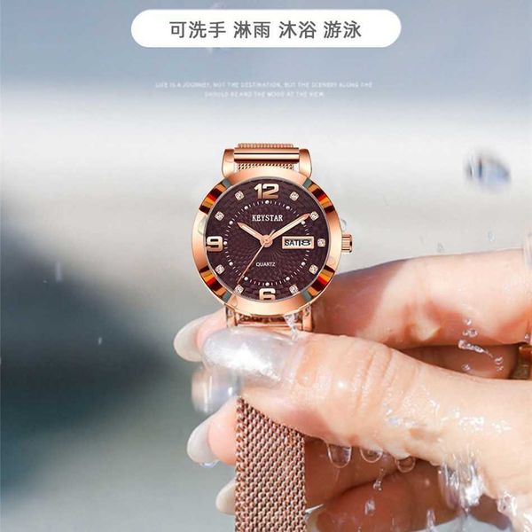 women's fashion watches waterproof water gold lady quartz watch casual watch female watch crystal calendar ladies wrist watches for wom, Slivery;brown
women's fashion watches waterproof water gold lady quartz watch casual watch female watch crystal calendar ladies wrist watches for wom, Slivery;brown