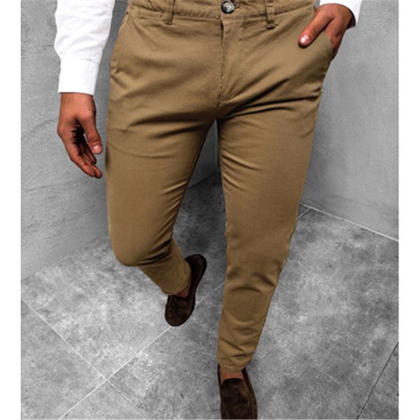 mens solid colors slim pants clothing fashion trend zipper buttons middle waist pencil pants spring male new business casual skinny trousers, Black
mens solid colors slim pants clothing fashion trend zipper buttons middle waist pencil pants spring male new business casual skinny trousers, Black