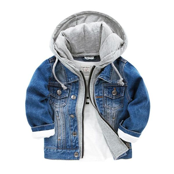 jackets spring fall cowboy's denim jacket quality fashion kids boys jean coat cotton blend children's clothes, Blue;gray
jackets spring fall cowboy's denim jacket quality fashion kids boys jean coat cotton blend children's clothes, Blue;gray
