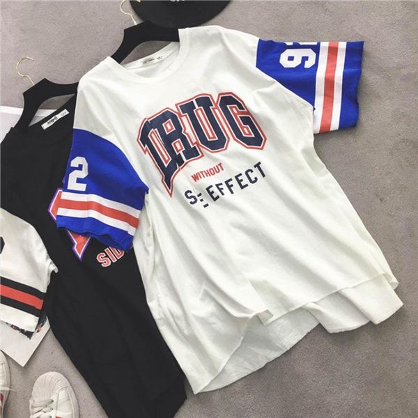 harajuku длинная футболка сыпучие letter printed женщины tshirt сыпучие женщины tee топы большого размера лето футболки, White
harajuku длинная футболка сыпучие letter printed женщины tshirt сыпучие женщины tee топы большого размера лето футболки, White