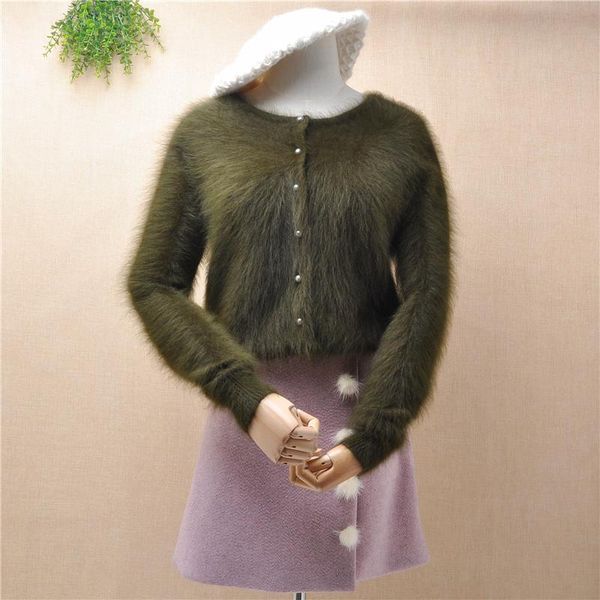 women's knits & tees ladies women fashion hairy fluffy mink cashmere short style slim cardigans angora fur winter cropped jacket coat s, White
women's knits & tees ladies women fashion hairy fluffy mink cashmere short style slim cardigans angora fur winter cropped jacket coat s, White