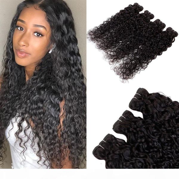 quality brazilian virgin human hair 4 bundles water deep wave weaves kinky curly kinky straight weft body wave human hair extensions, Black
quality brazilian virgin human hair 4 bundles water deep wave weaves kinky curly kinky straight weft body wave human hair extensions, Black